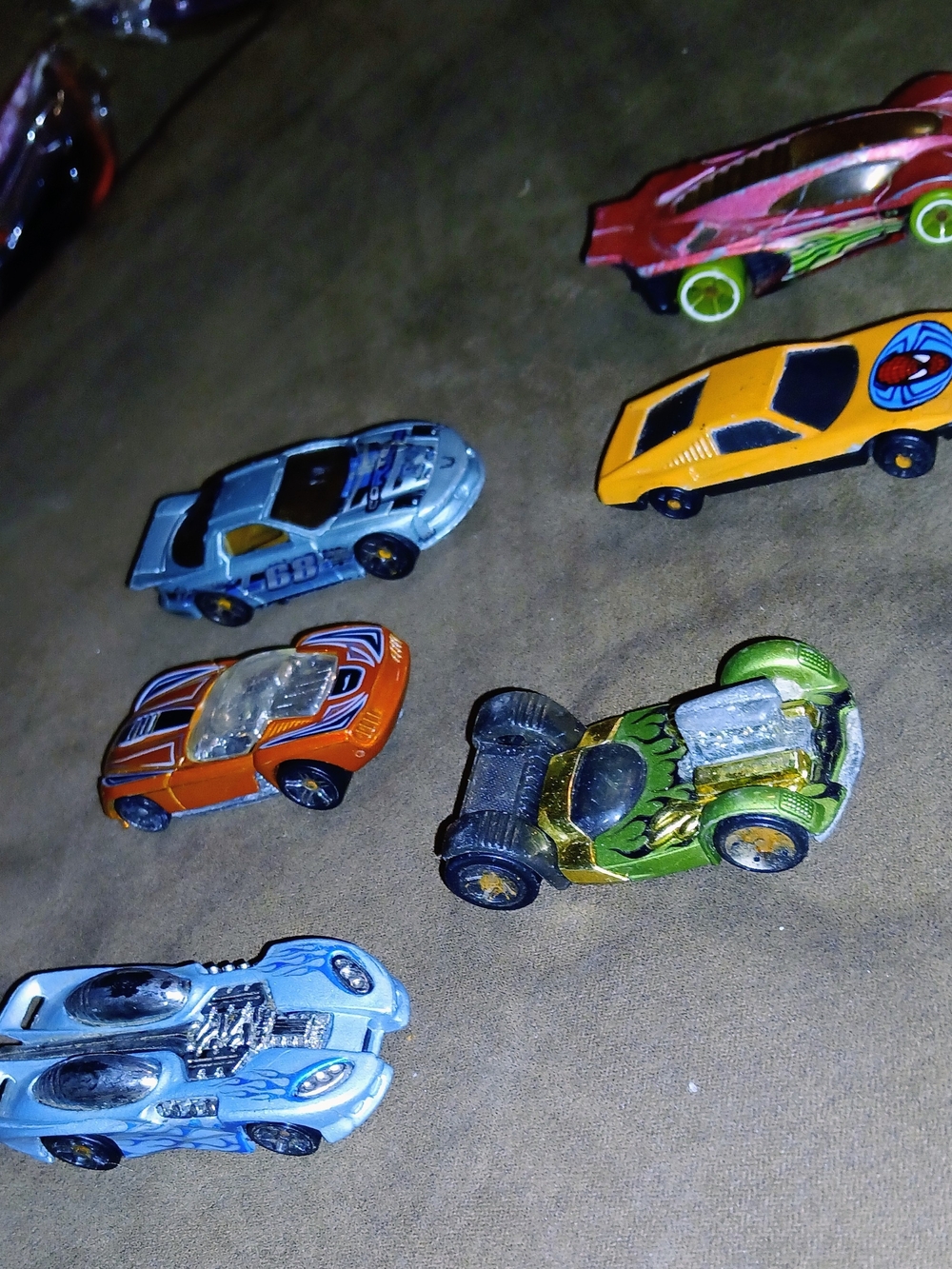 Lot of 6 Vintage Hot Wheels Toy Cars - Various Models